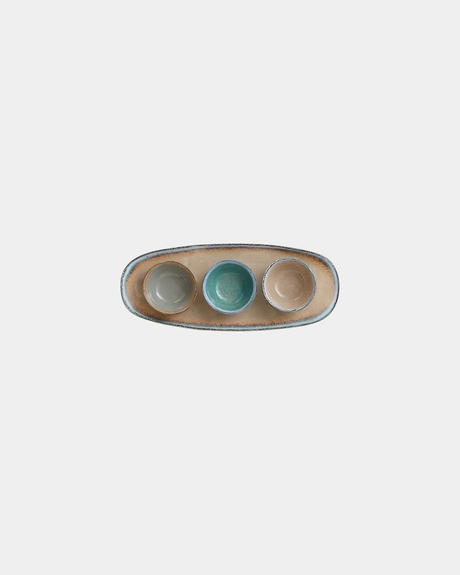Custom stoneware serving set Vinga Nomimono 3 bowls - 2