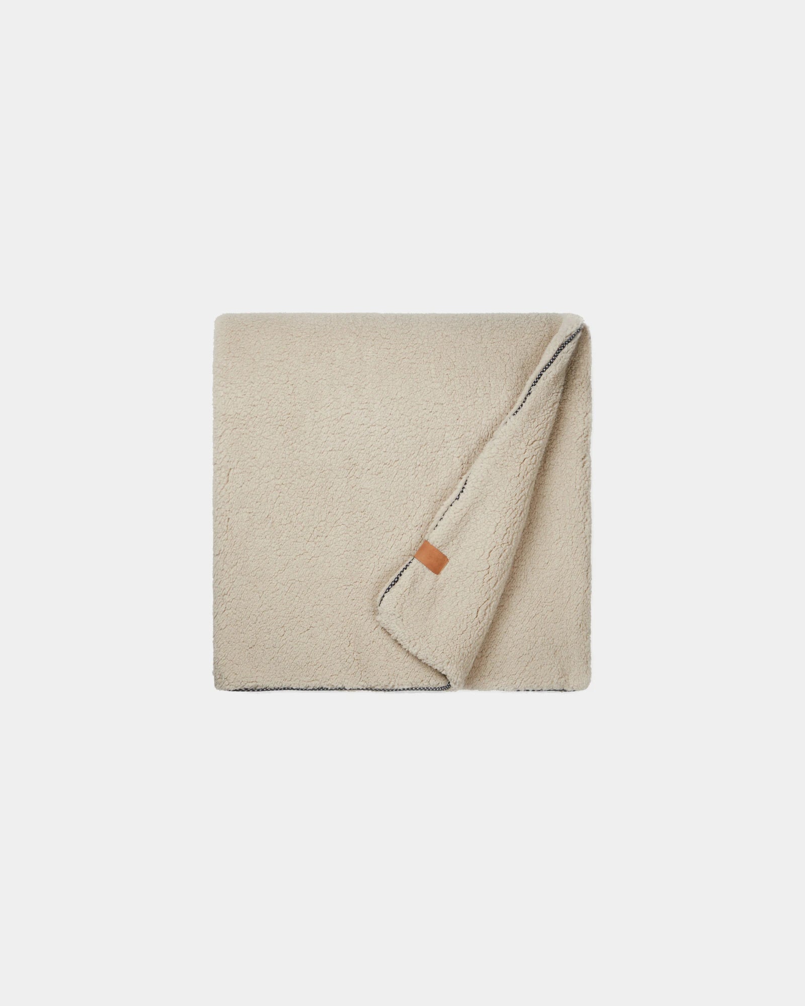 Custom promotional fleece blanket Vinga Maine - Brown
