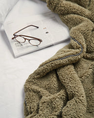 Custom promotional fleece blanket Vinga Maine - 3