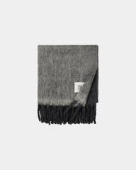 Custom eco-friendly wool blend blanket Vinga Saletto - Grey