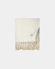Custom eco-friendly wool blend blanket Vinga Saletto - Beige