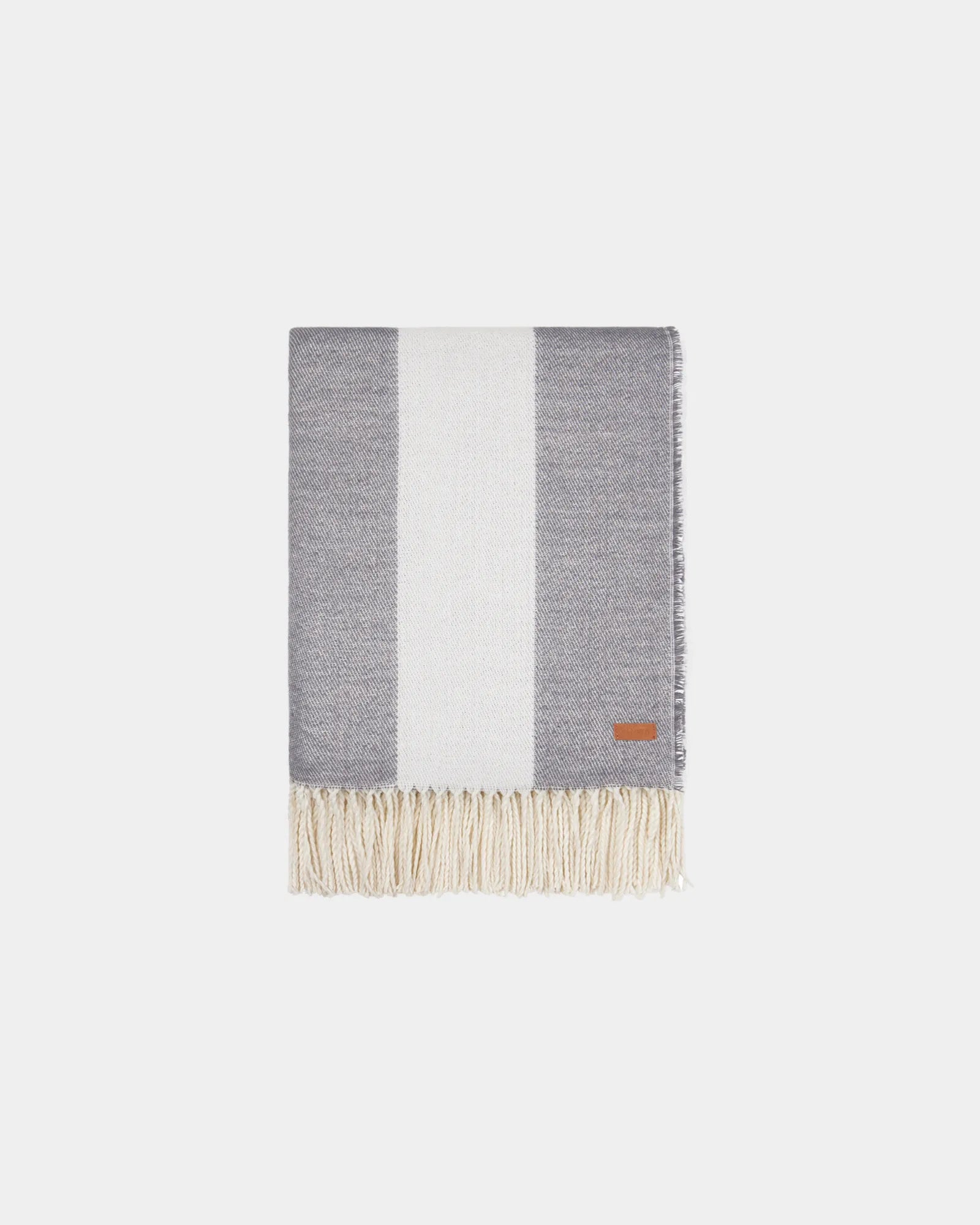 Custom AWARE™ recycled polylana® blanket Vinga Tella - Grey