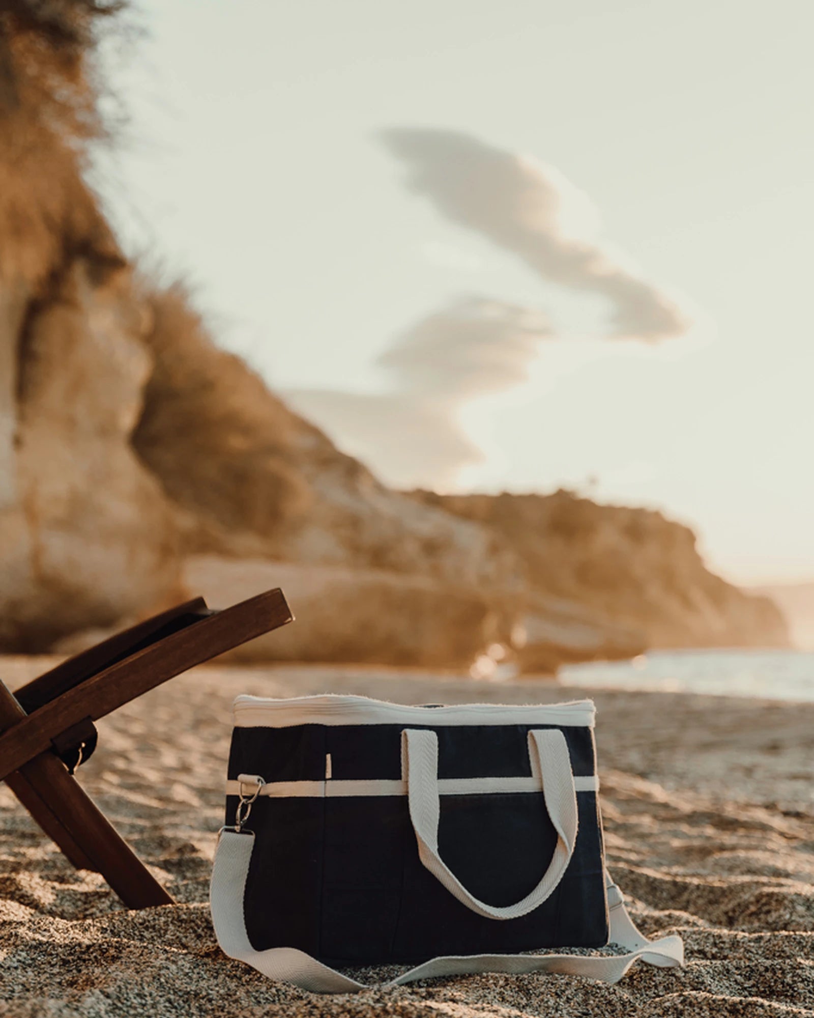 Custom recycled cotton cooler bag Vinga Volonne - 11