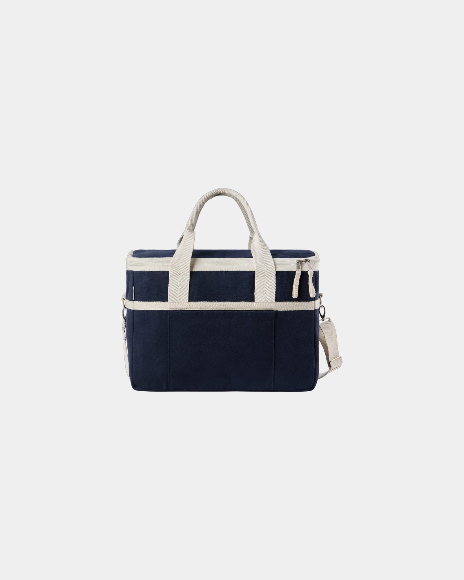 Custom recycled cotton cooler bag Vinga Volonne - Blue