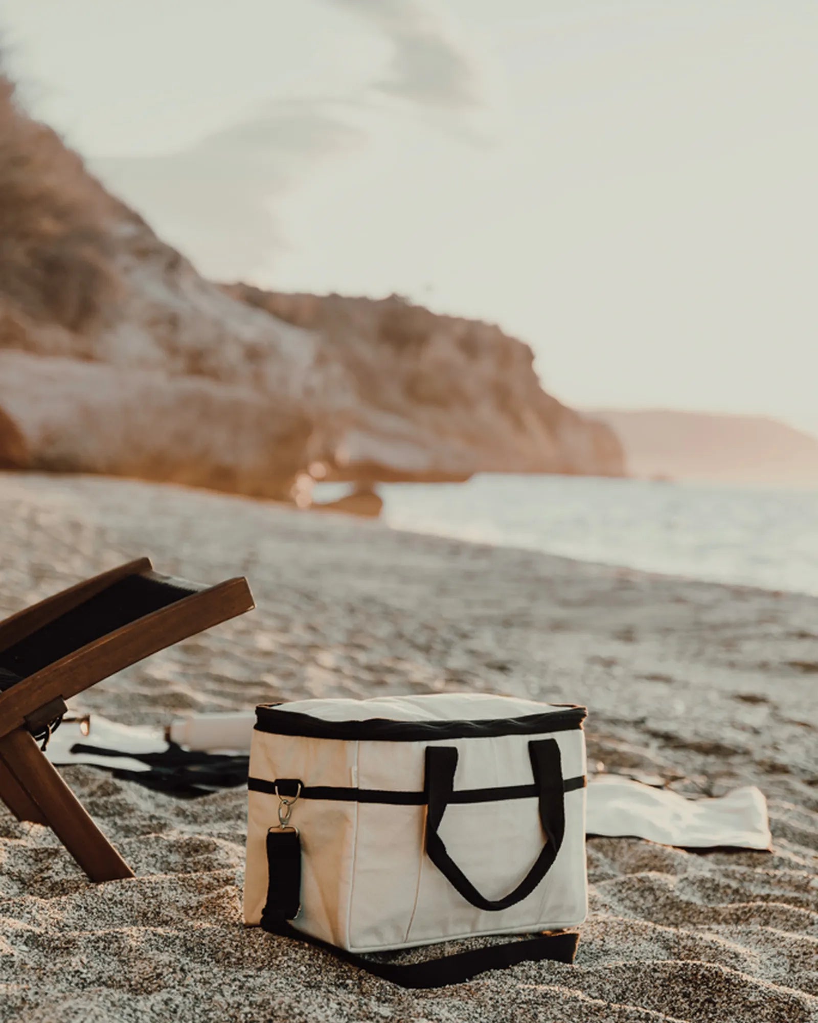 Custom recycled cotton cooler bag Vinga Volonne - 5