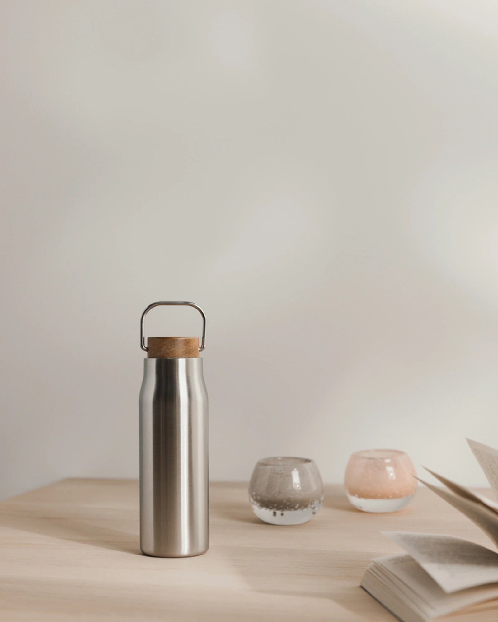 Custom recycled stainless steel Vinga Ciro thermos bottle - 13