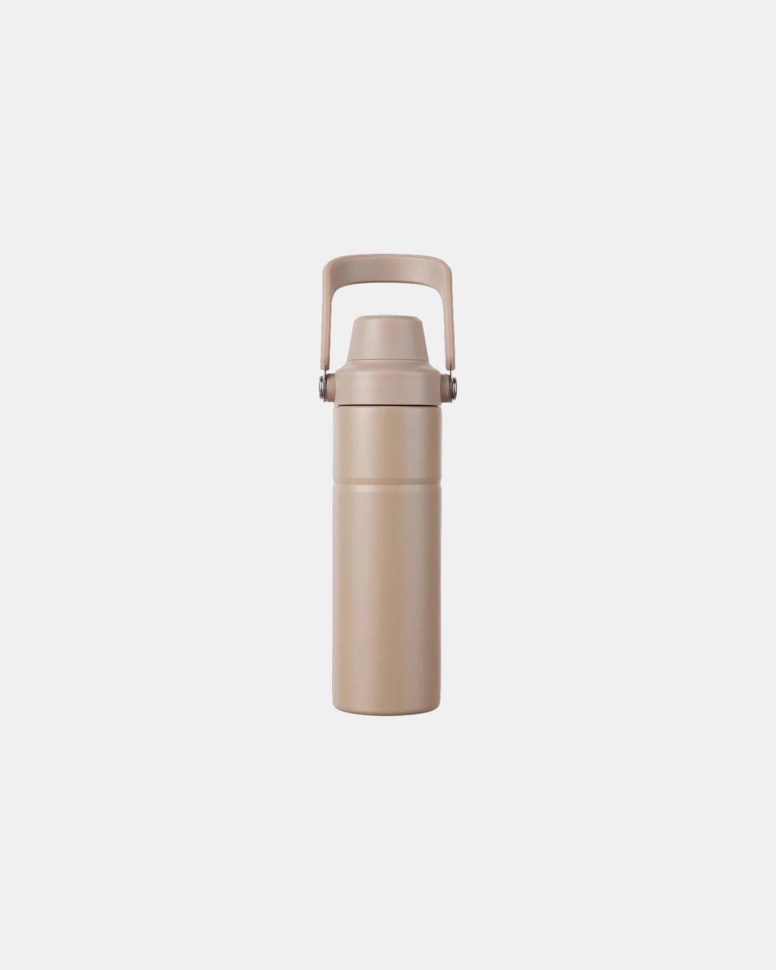 Custom recycled stainless steel bottle Vinga Baltimore Trek - Greige