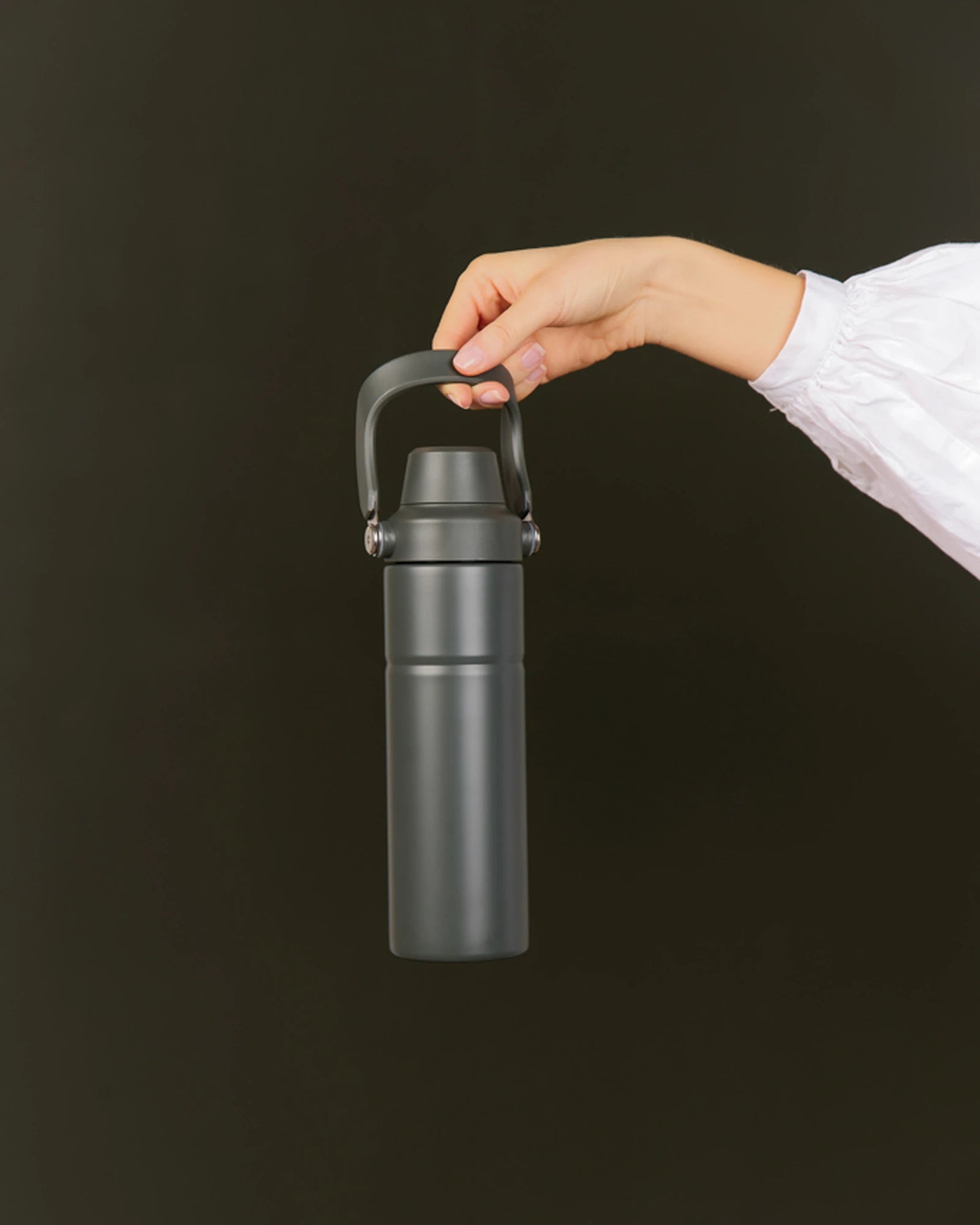 Custom recycled stainless steel bottle Vinga Baltimore Trek - 29