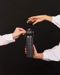 Custom recycled stainless steel bottle Vinga Baltimore Trek - 8