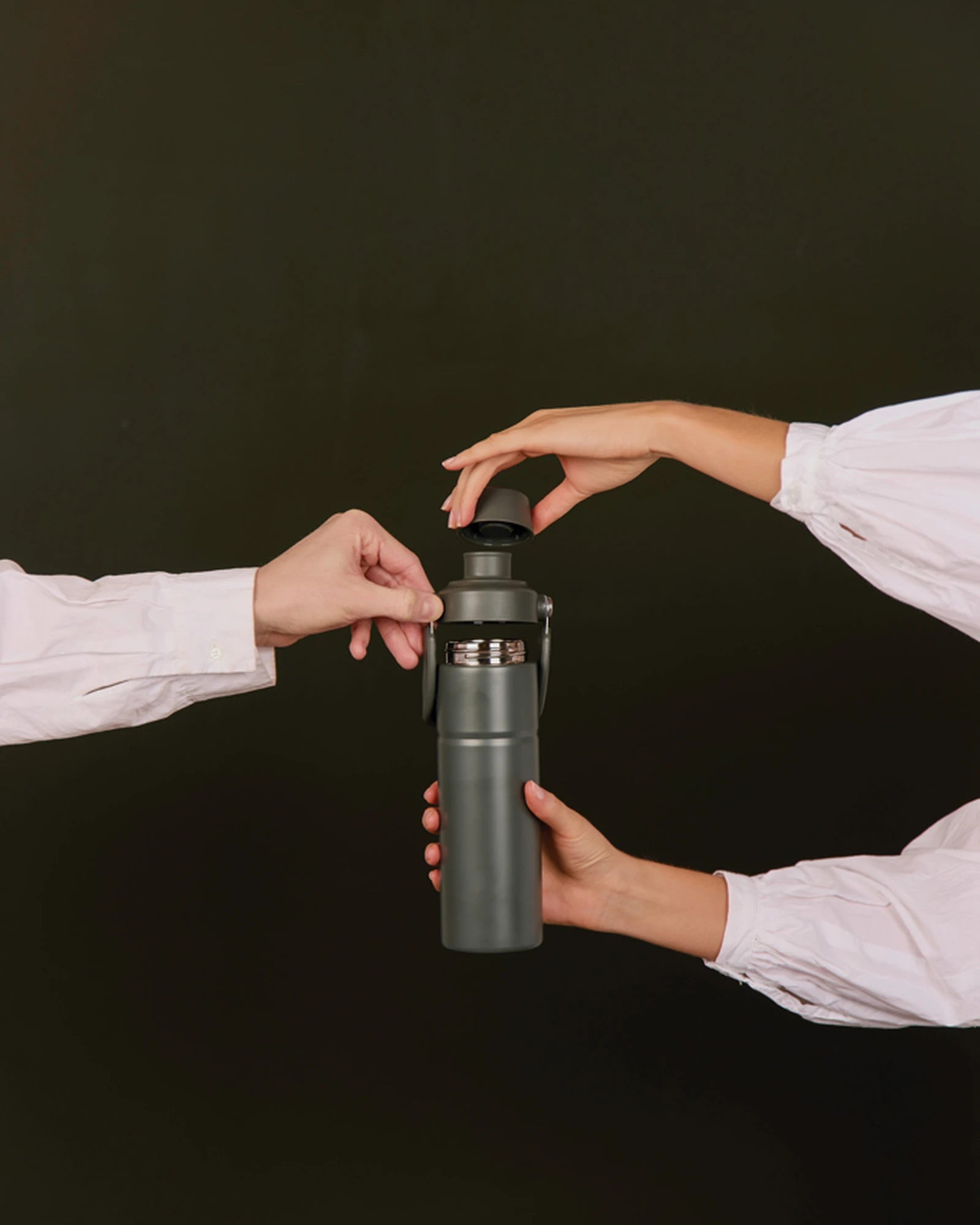 Custom recycled stainless steel bottle Vinga Baltimore Trek - 28