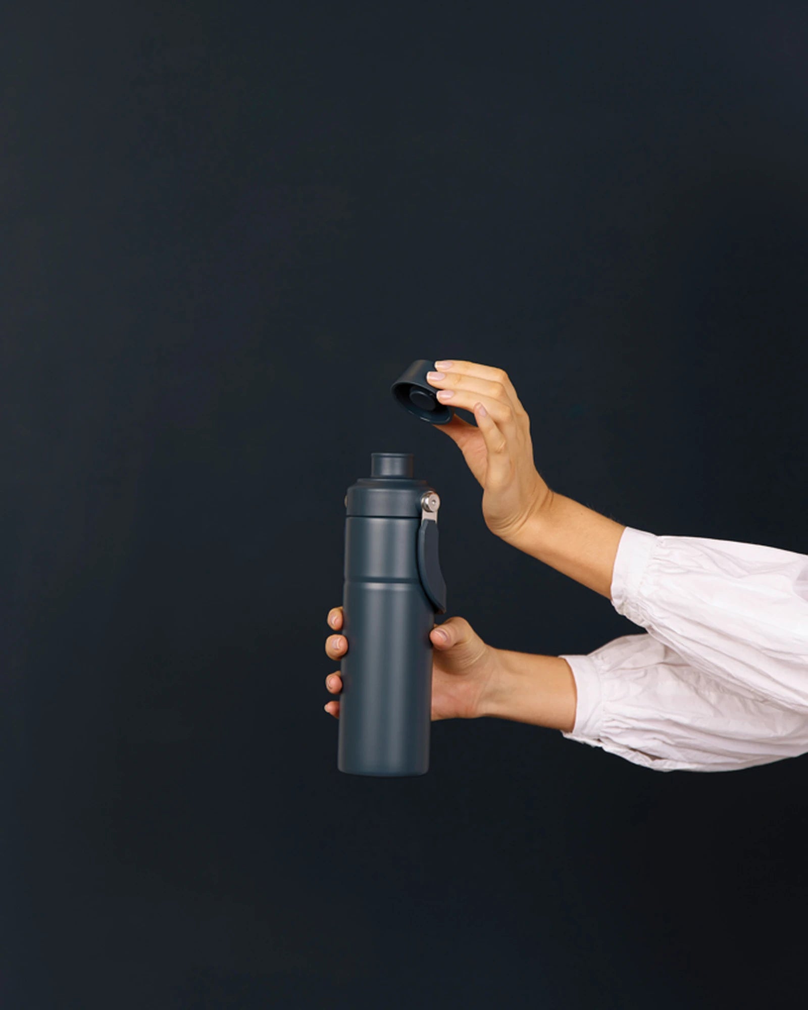 Custom recycled stainless steel bottle Vinga Baltimore Trek - 18