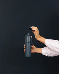 Custom recycled stainless steel bottle Vinga Baltimore Trek - 18