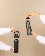 Custom recycled stainless steel bottle Vinga Baltimore Trek - 9