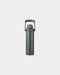 Custom recycled stainless steel bottle Vinga Baltimore Trek - Green