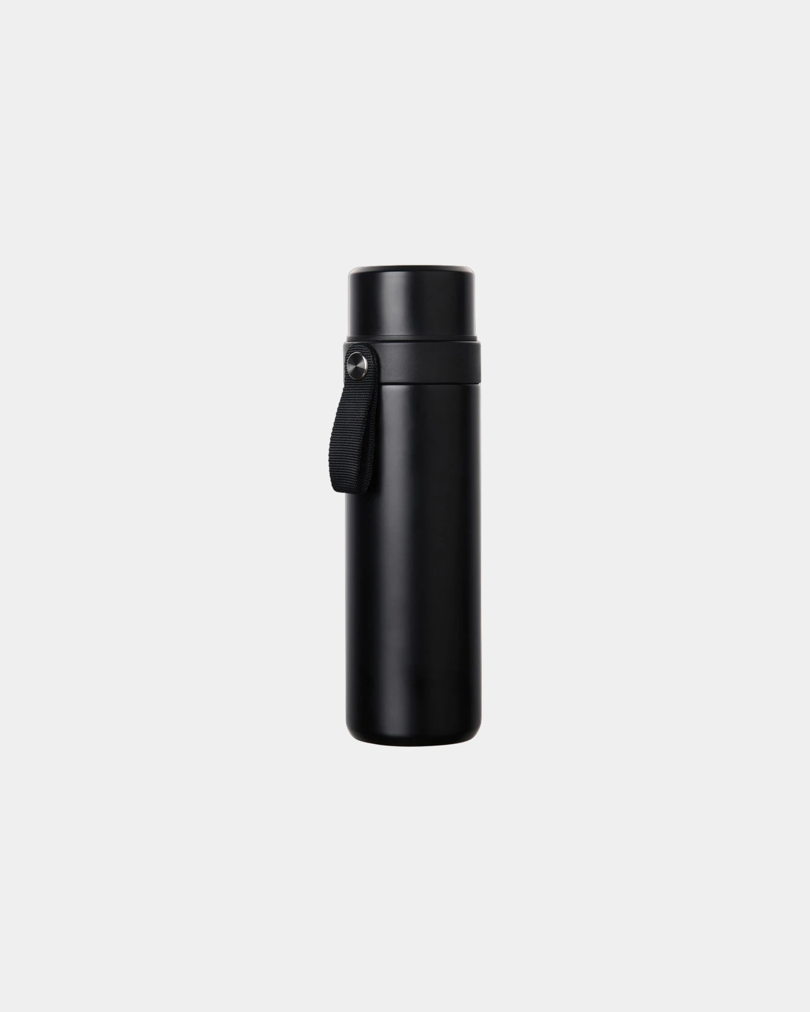 Custom promotional recycled stainless steel thermos Vinga Tono - Black