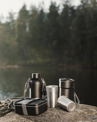 Custom recycled stainless steel bottle Vinga 400ml - 6