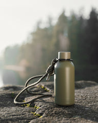 Custom recycled stainless steel bottle Vinga 400ml - 11