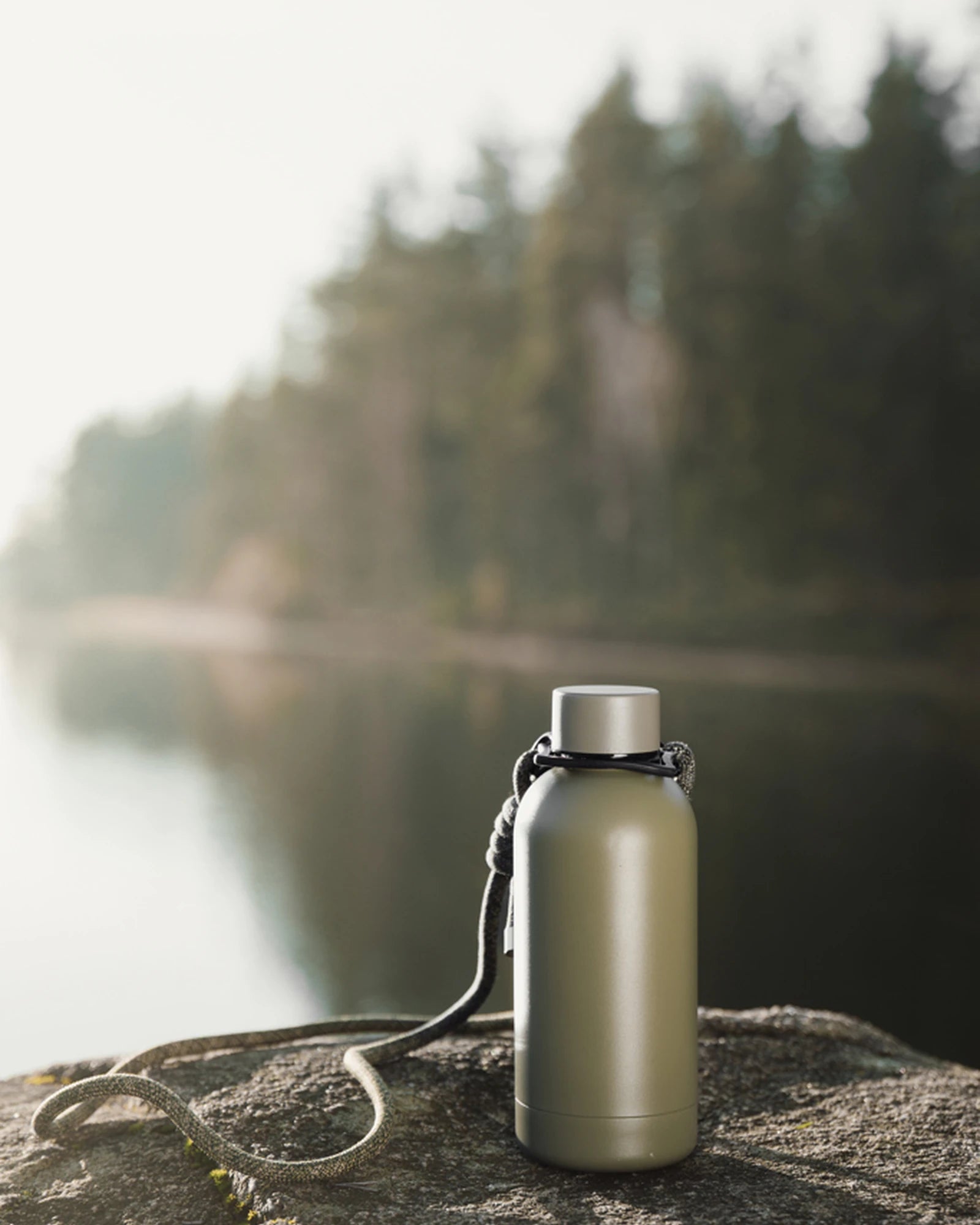 Custom recycled stainless steel bottle Vinga 400ml - 10