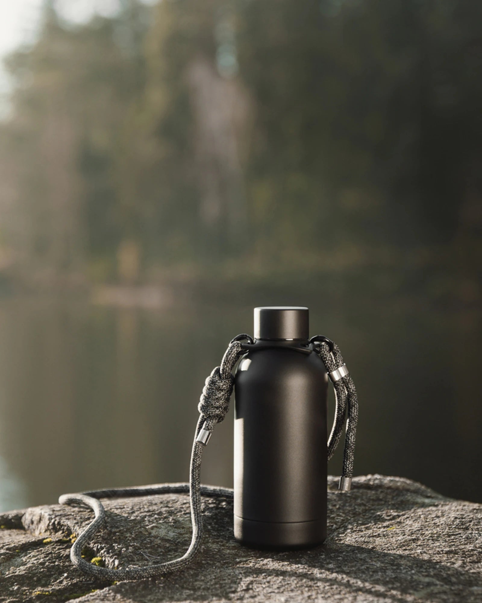 Custom recycled stainless steel bottle Vinga 400ml - 4