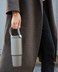 Custom recycled stainless steel Vinga Eos 880ml bottle - 18