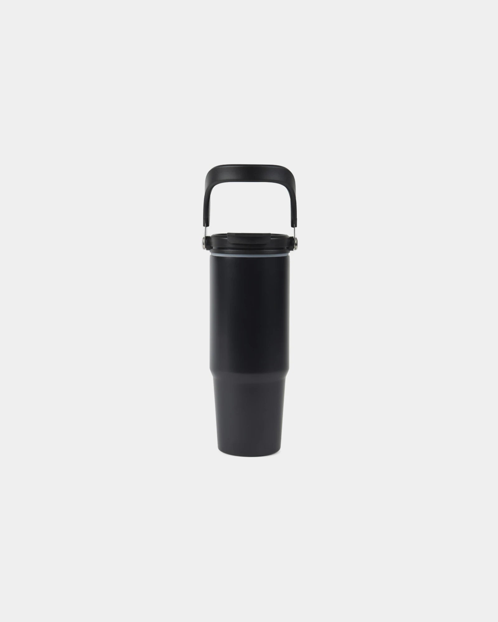 Custom recycled stainless steel Vinga Eos 880ml bottle - Black