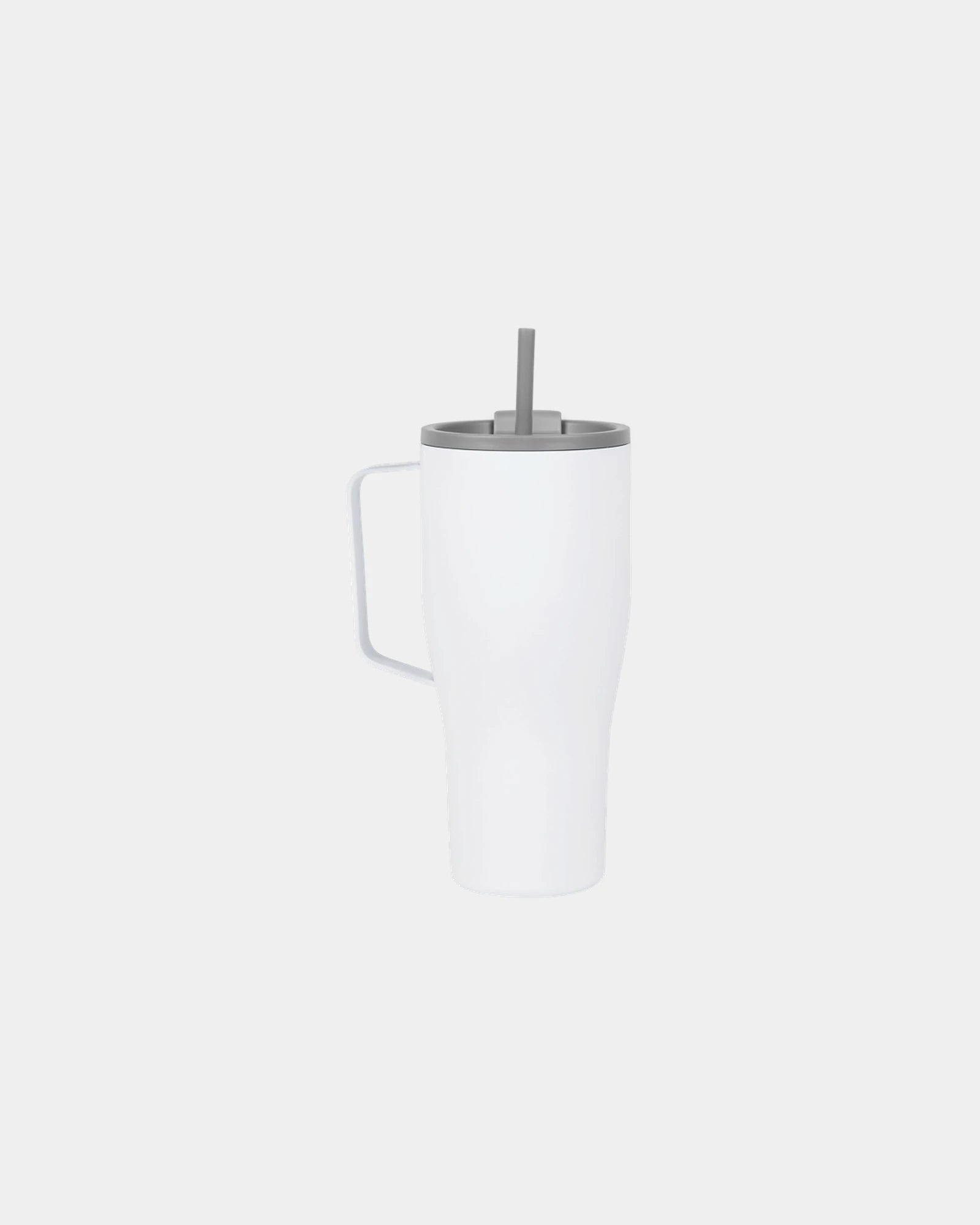 Custom recycled stainless steel water bottle Vinga Eos - White