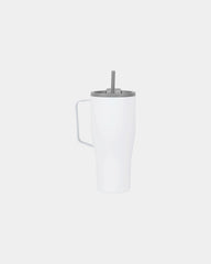 Custom recycled stainless steel water bottle Vinga Eos - White