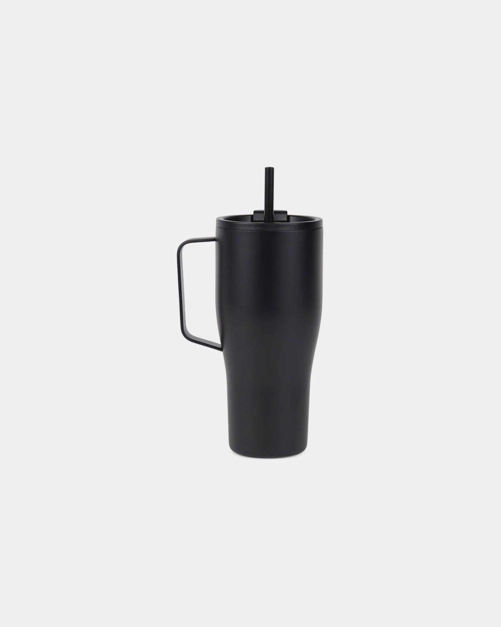 Custom recycled stainless steel water bottle Vinga Eos - Black