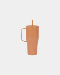 Custom recycled stainless steel water bottle Vinga Eos - Orange