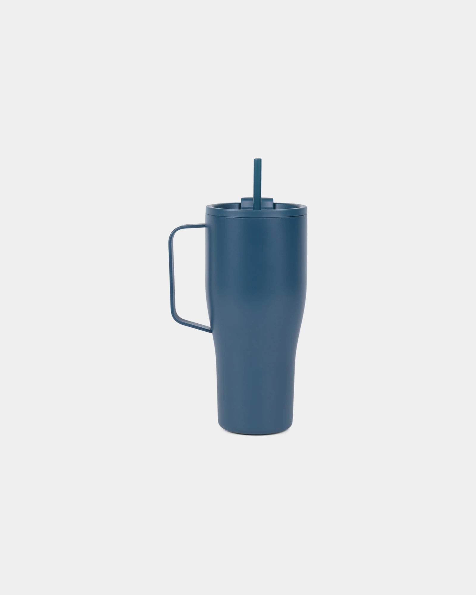 Custom recycled stainless steel water bottle Vinga Eos - Navy