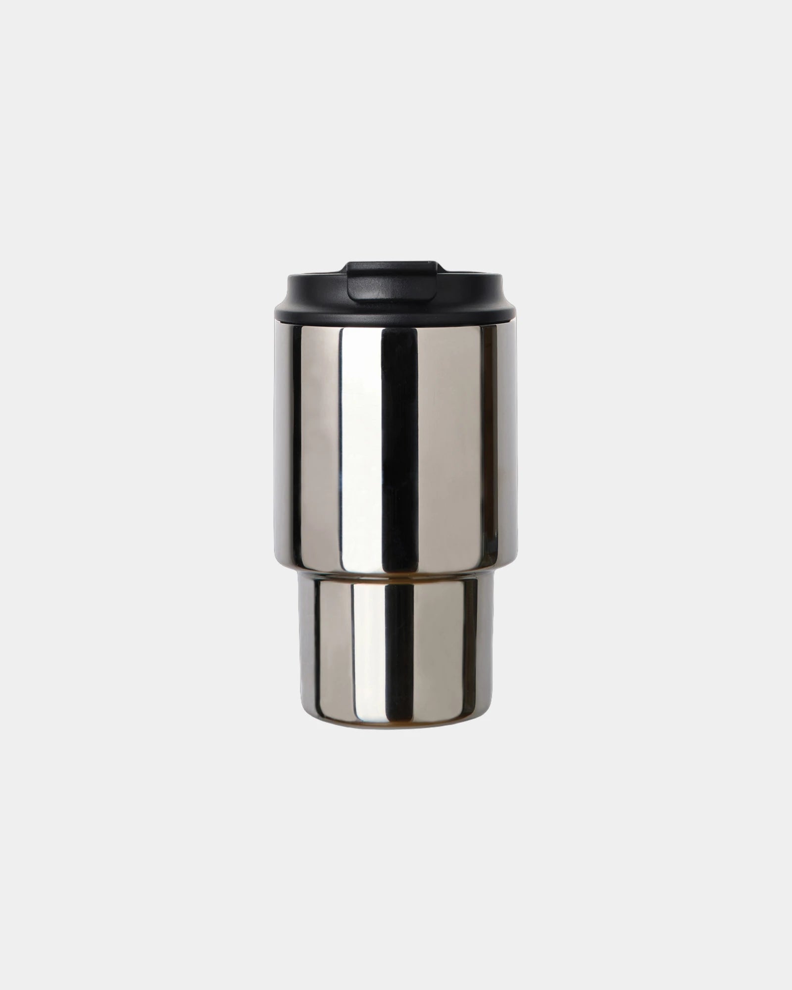 Custom recycled stainless steel Vinga Nagano 350ml mug - Mirror