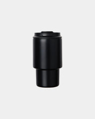 Custom recycled stainless steel Vinga Nagano 350ml mug - Black