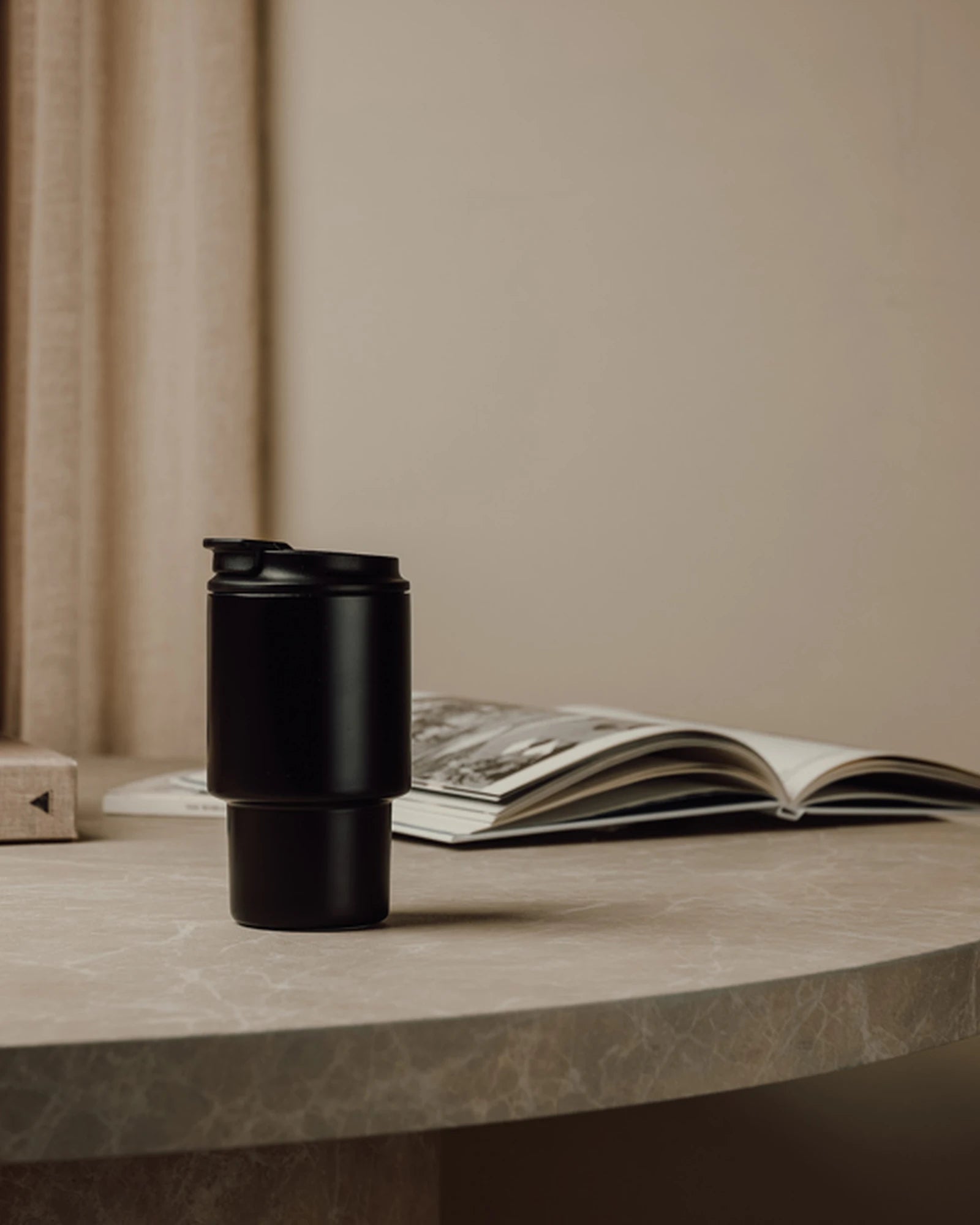 Custom recycled stainless steel Vinga Nagano 350ml mug - 7