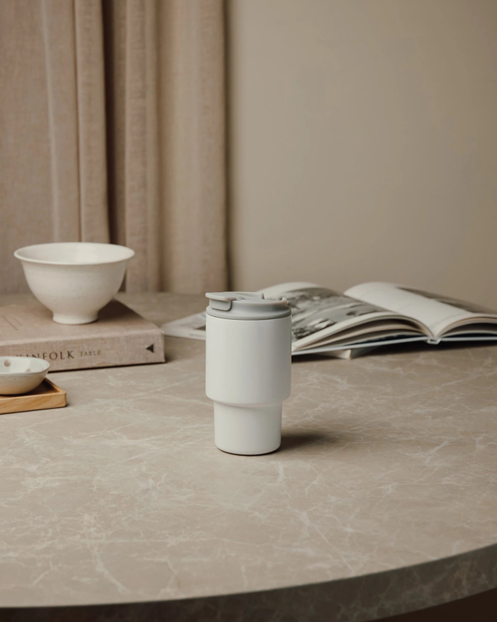 Custom recycled stainless steel Vinga Nagano 350ml mug - 21