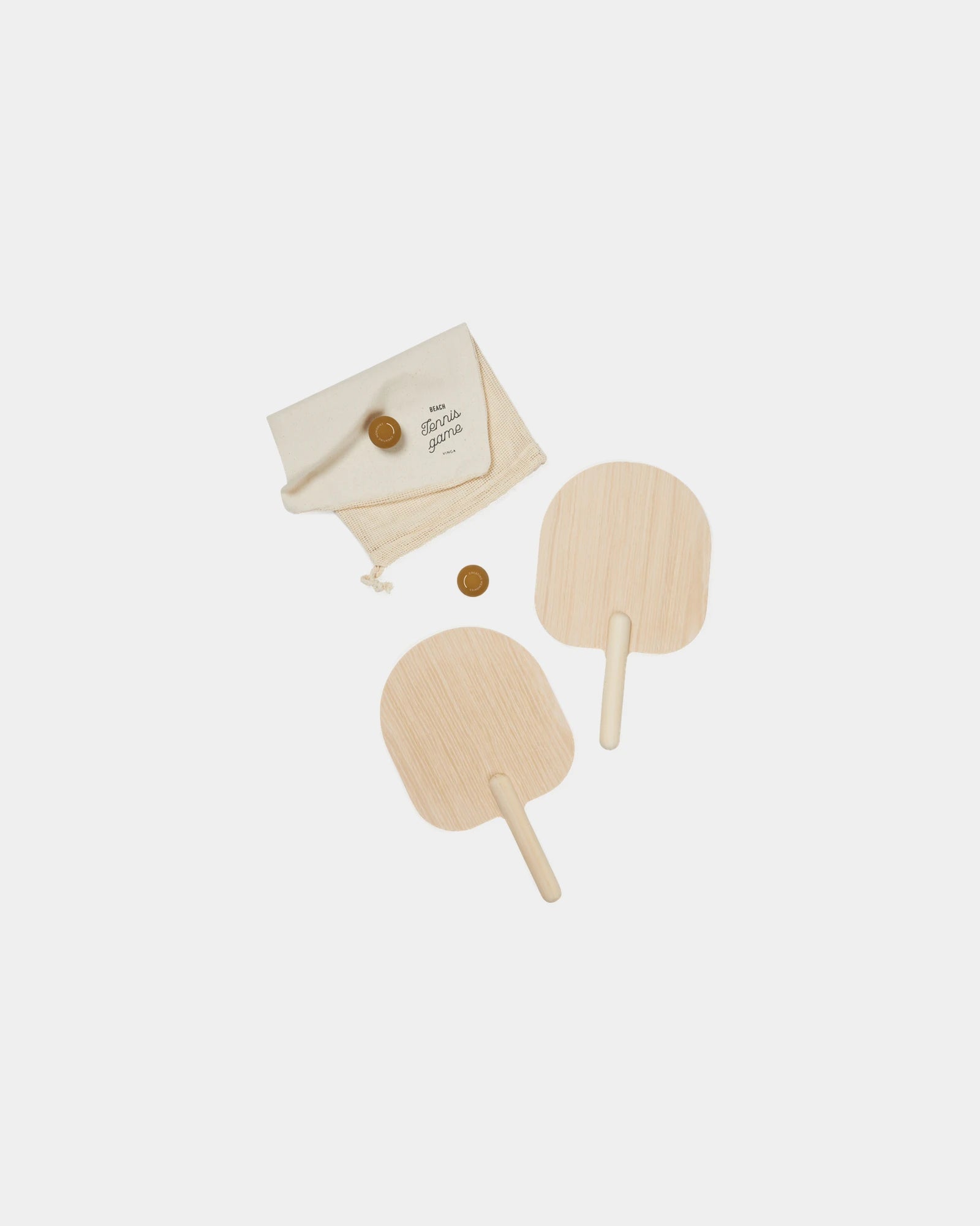 Custom FSC beach tennis set Vinga Miro - Brown