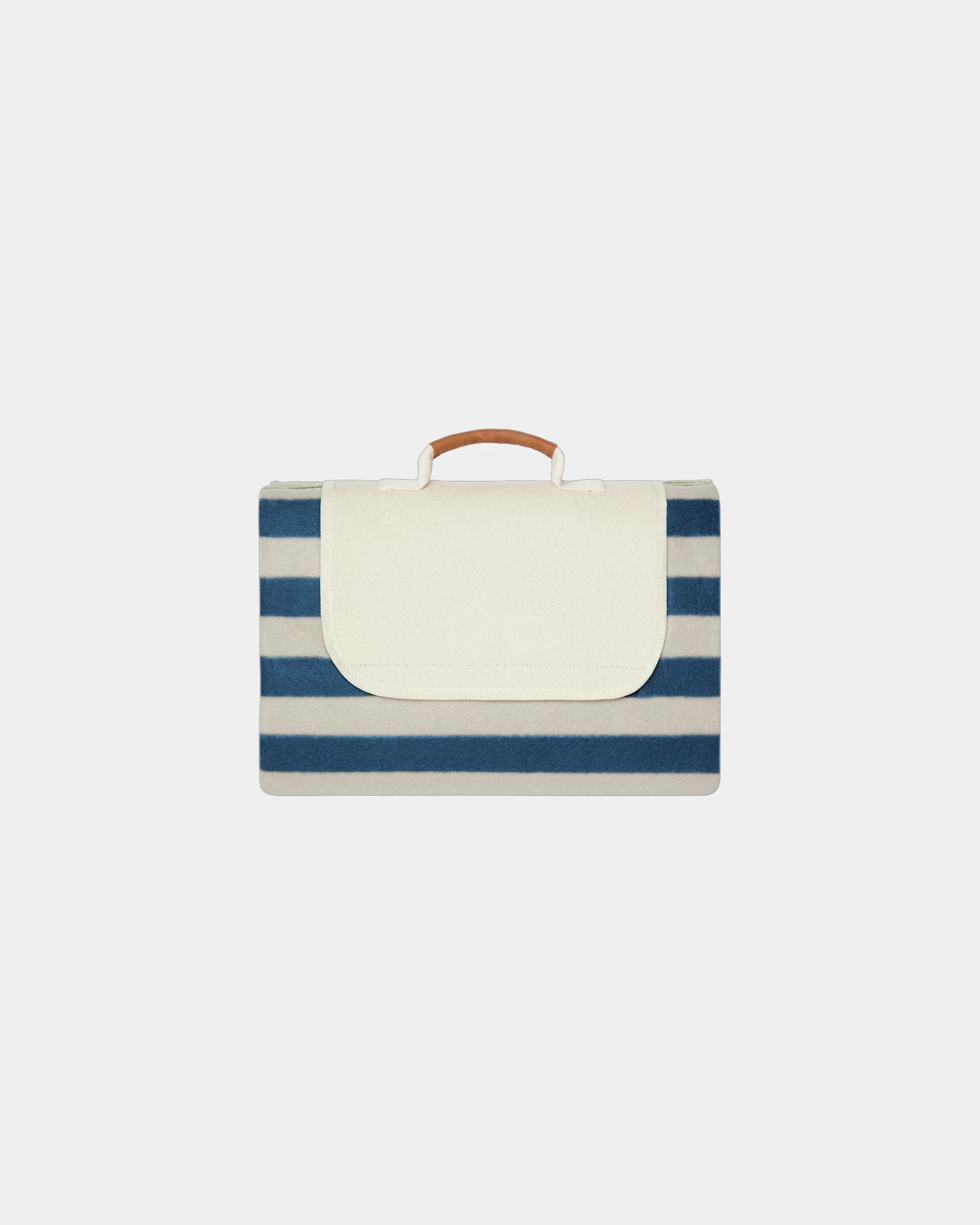 Custom rPET GRS picnic blanket Vinga Alba - Navy