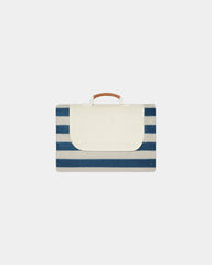 Custom rPET GRS picnic blanket Vinga Alba - Navy