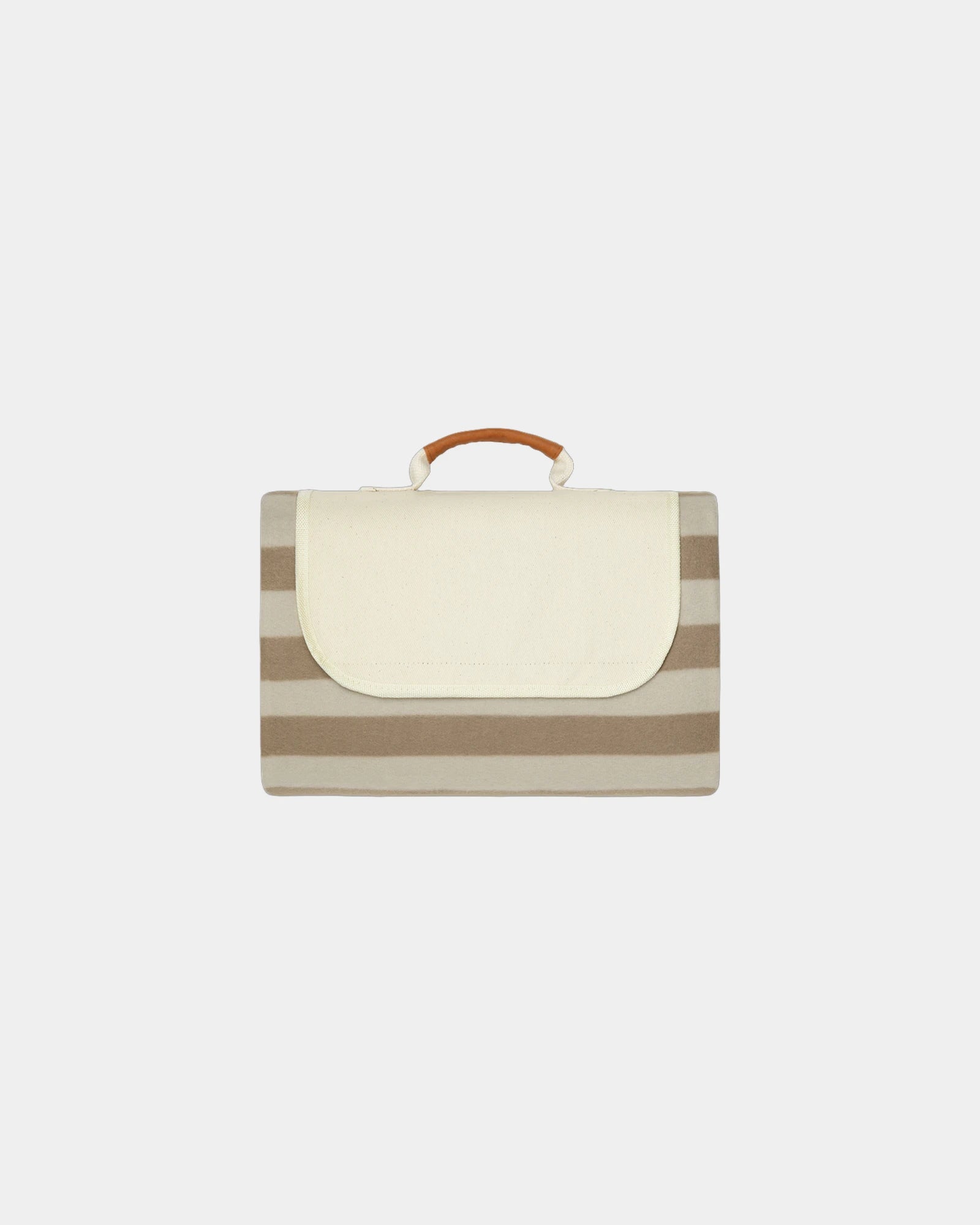 Custom recycled rPET picnic blanket Vinga Alba - Brown