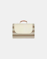 Custom recycled rPET picnic blanket Vinga Alba - Brown