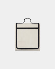 Custom recycled cotton picnic blanket Vinga Volonne - Off-White