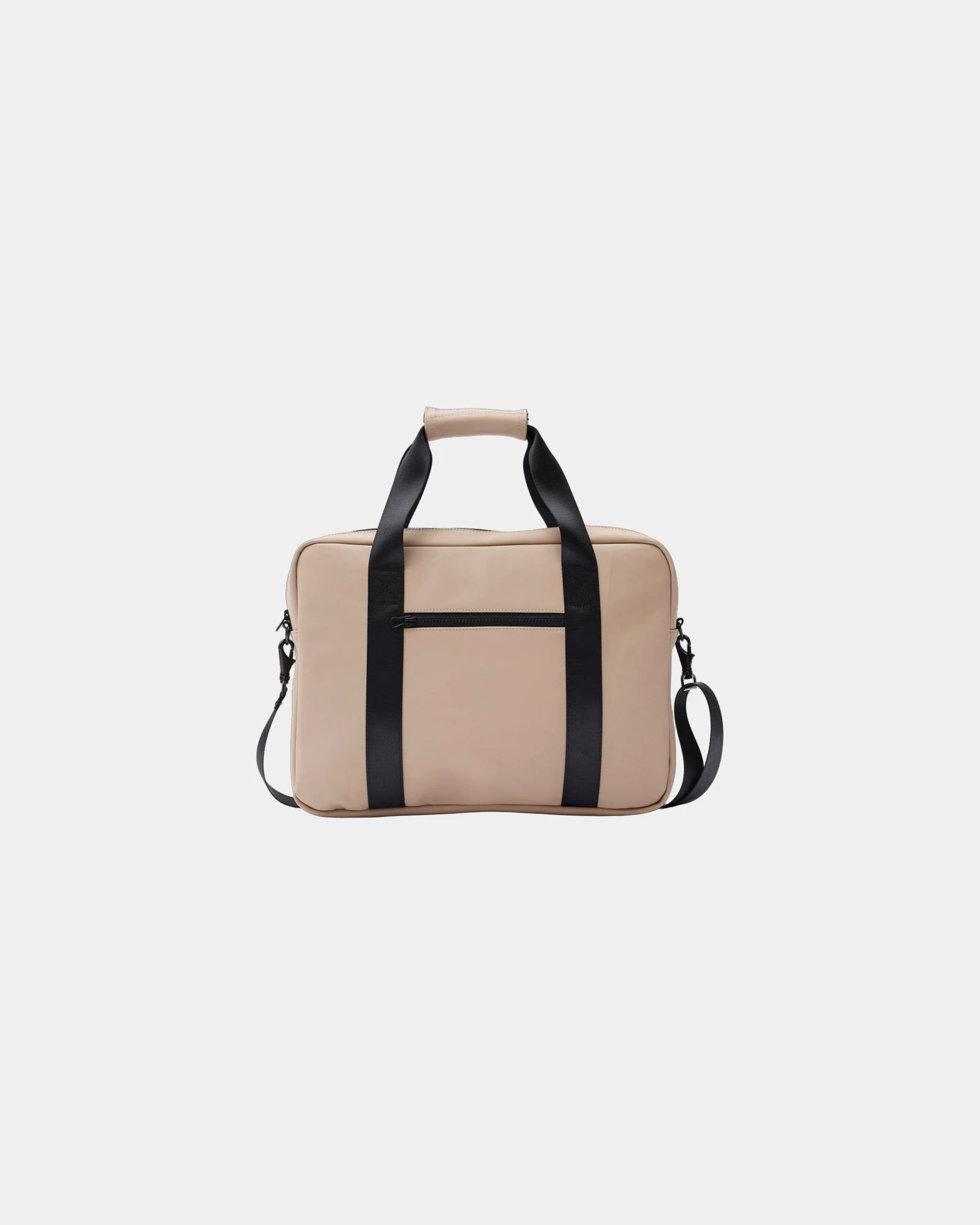 Custom promotional waterproof polyester laptop bag Vinga Baltimore - Greige