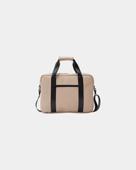 Custom promotional waterproof polyester laptop bag Vinga Baltimore - Greige
