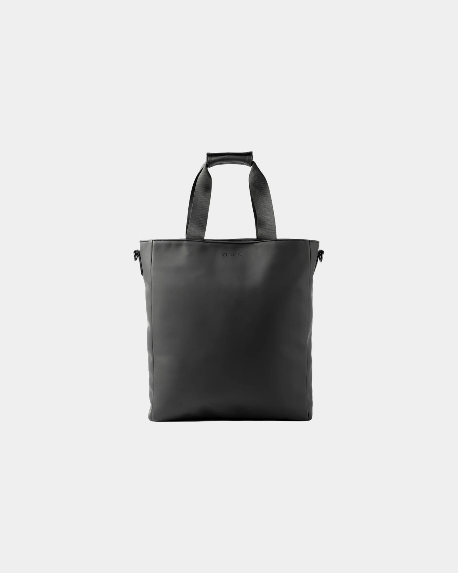 Custom waterproof PU tote bag Vinga Baltimore - Black