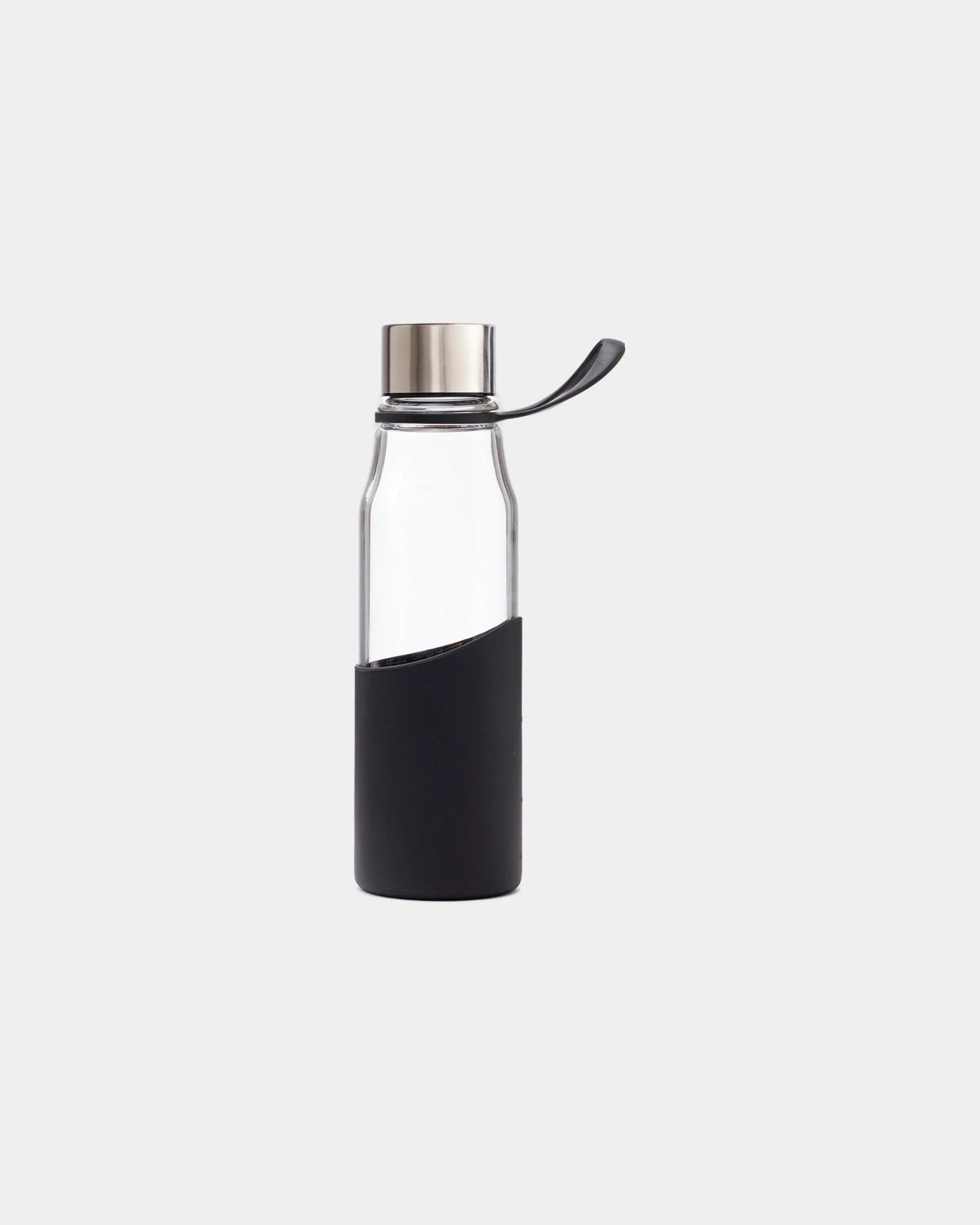 Custom borosilicate glass water bottle Vinga Lean 550ml - Black