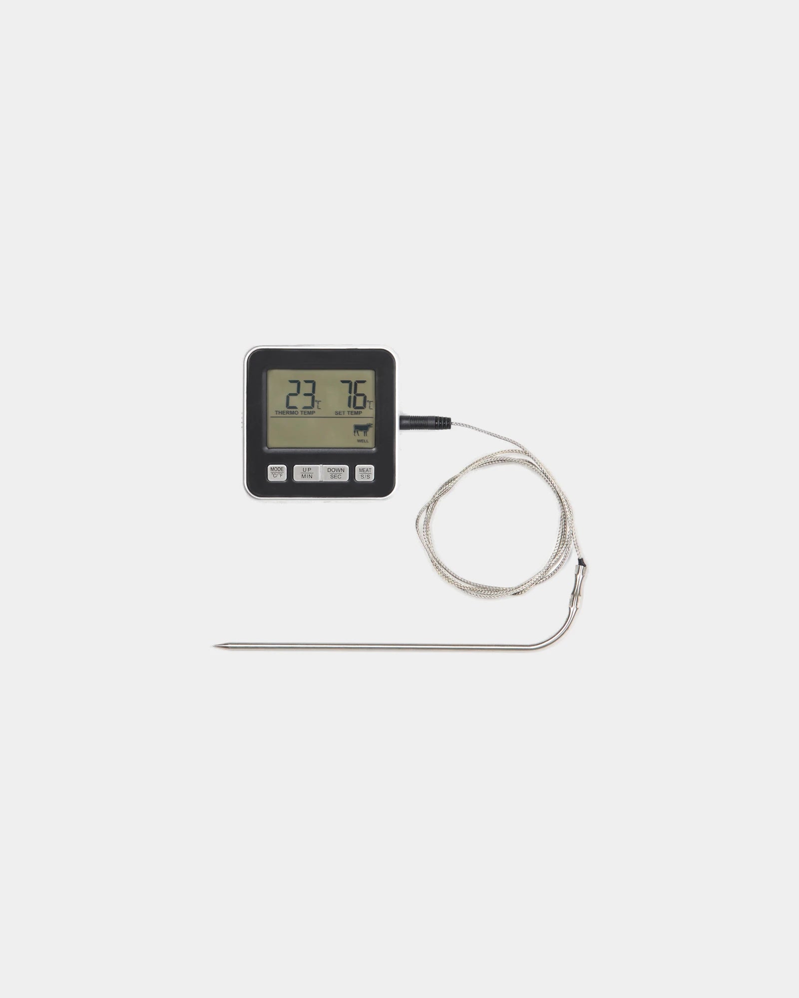Custom multifunctional kitchen thermometer Vinga Hays - Black