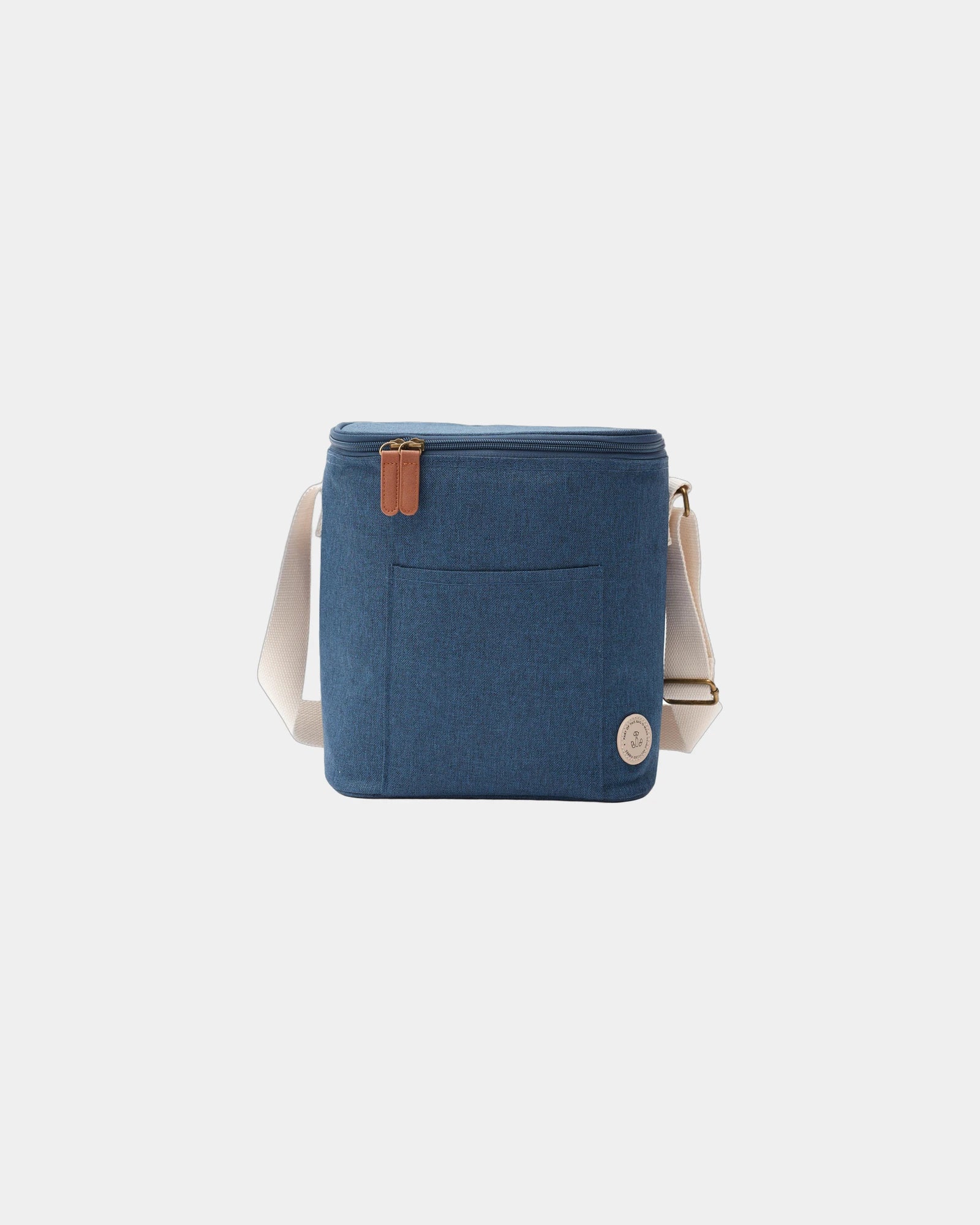 Custom promotional insulated PET cooler bag Vinga Sortino - Blue