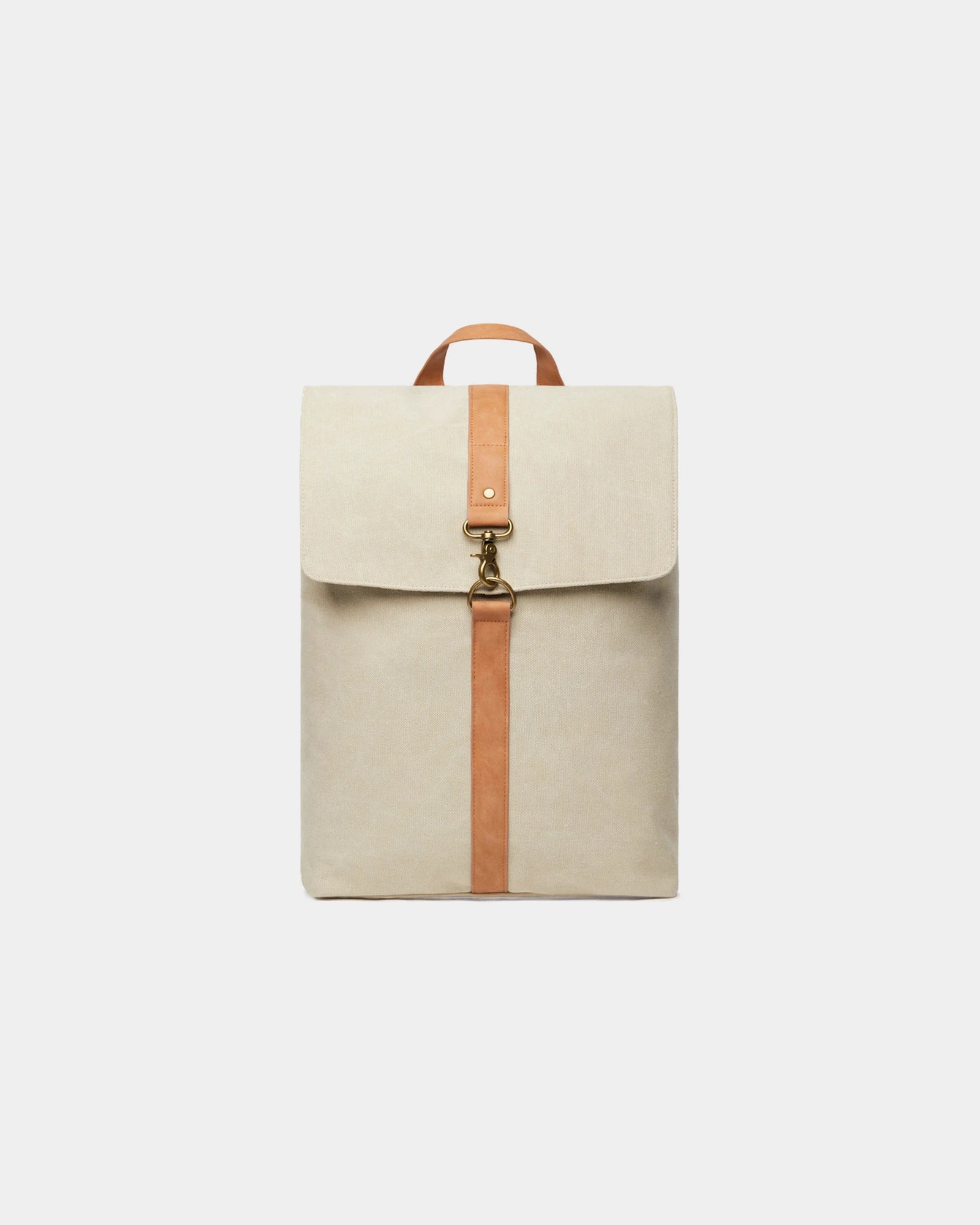 Custom recycled polyester backpack Vinga Bosler - Beige
