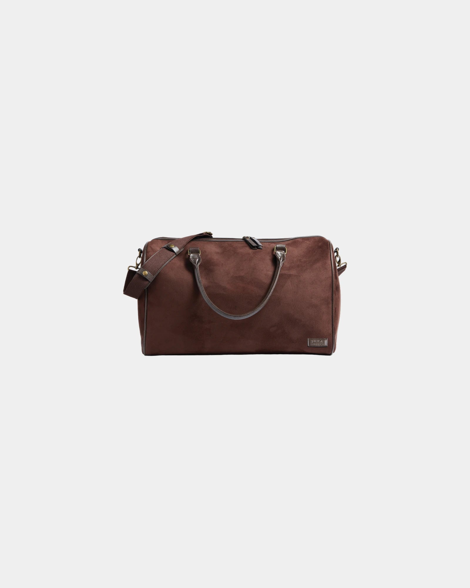 Custom polyester weekend bag Vinga Hunton - Brown