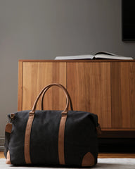 Custom recycled canvas duffle bag Vinga Bosler - 5