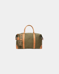 Custom recycled canvas duffle bag Vinga Bosler - Green